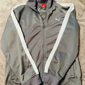 Boys medium Puma zip up drifit sweater